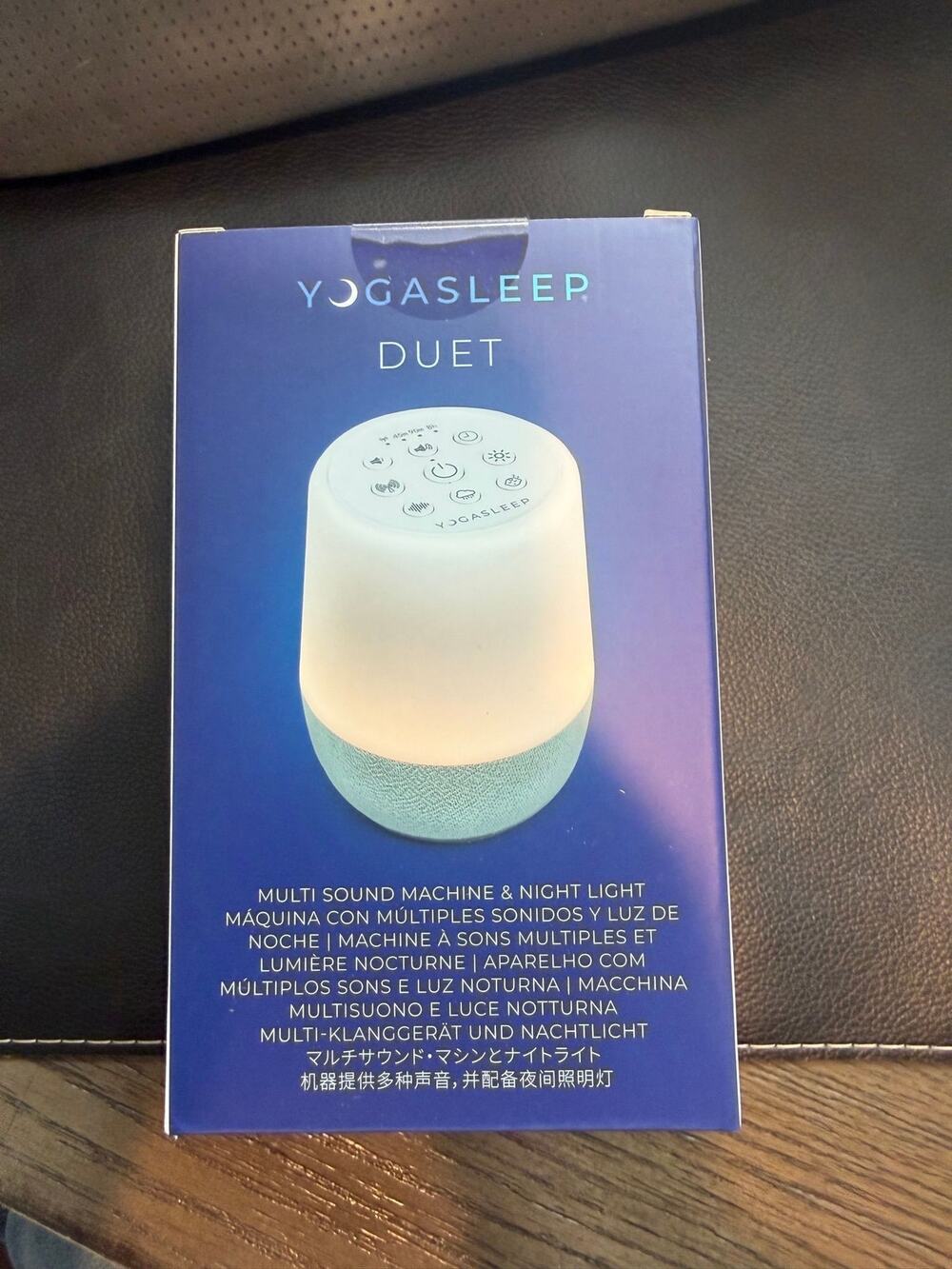 Yogasleep Duet Multi-Sound Machine, Night Light & Bluetooth Speaker – NEW